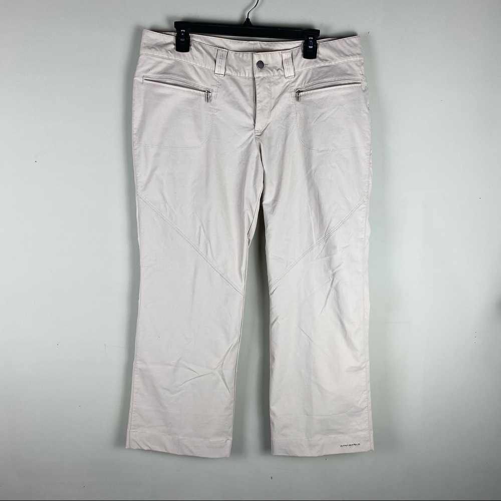 Columbia: Sporty Hiking Outdoor Full Length Light Khaki Pants Pockets Size‎ 16